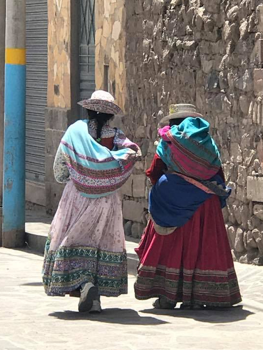 Peru - Women walking away